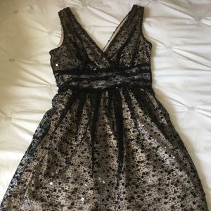 NWOT Beautiful black sequin dress